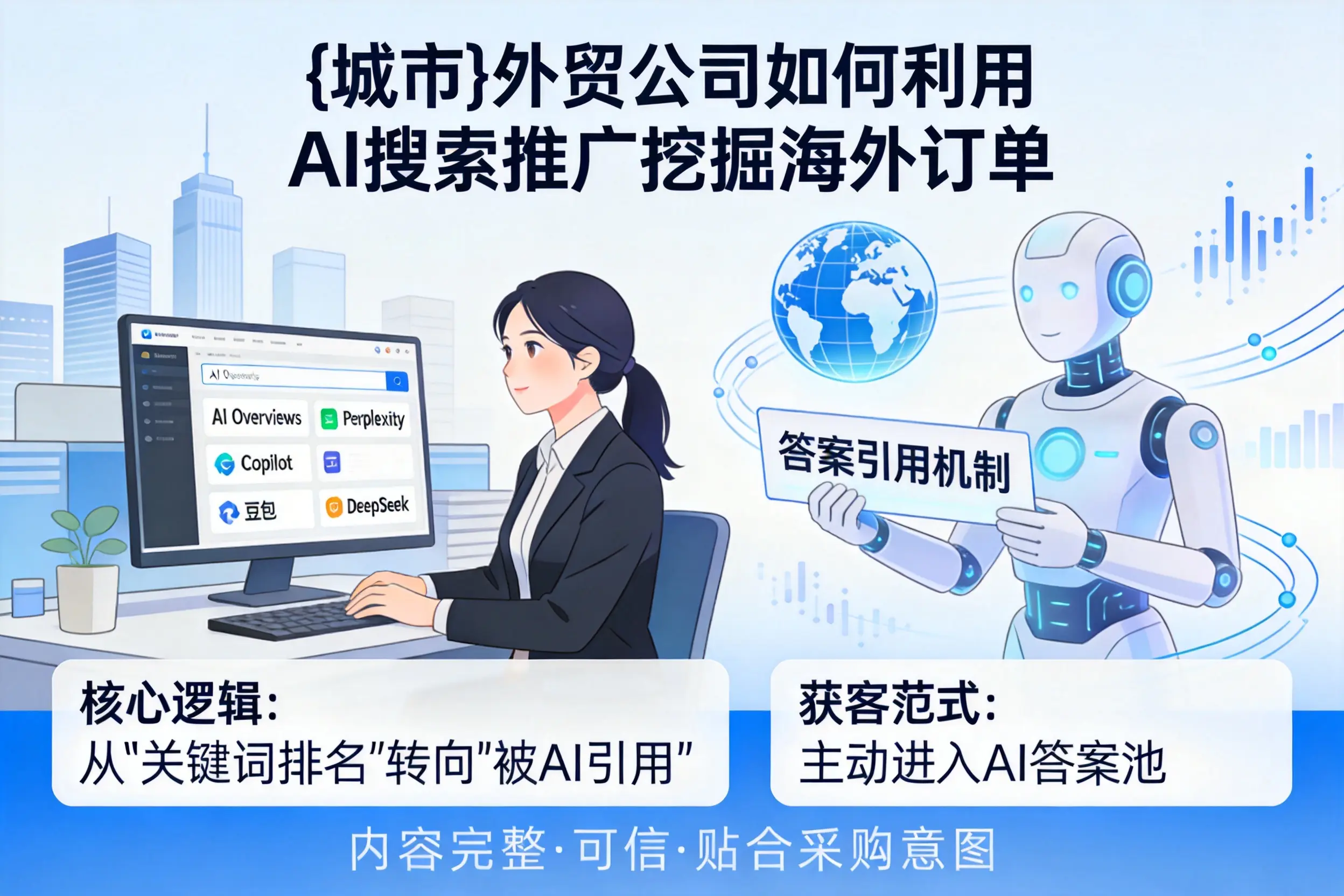 巴中外贸公司如何利用AI搜索推广挖掘海外订单