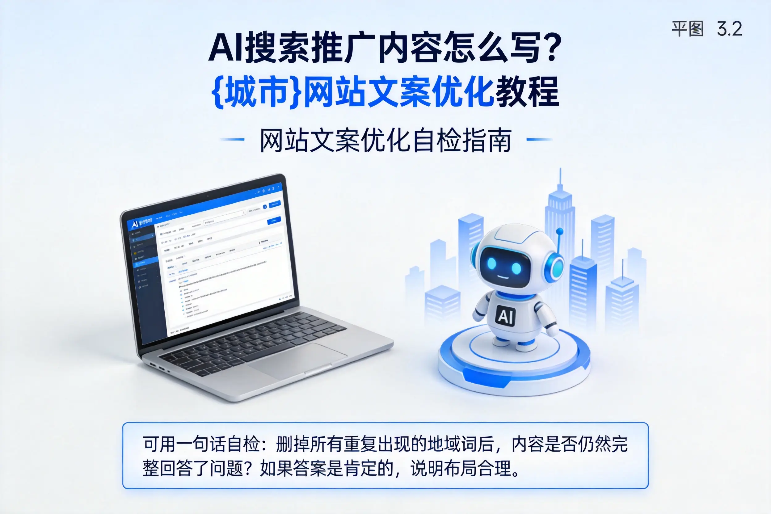 AI搜索推广内容怎么写？巴中网站文案优化教程