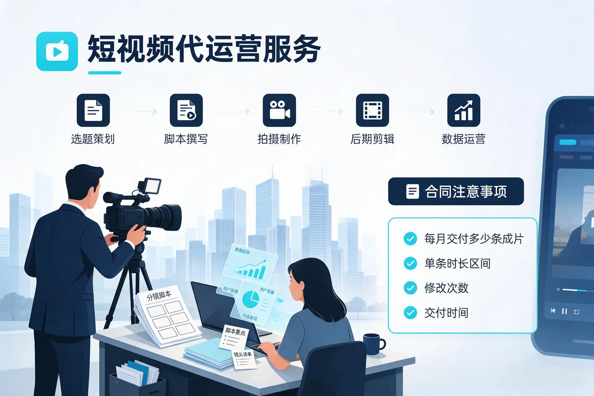 短视频代运营包含哪些服务？巴中企业常见问题科普