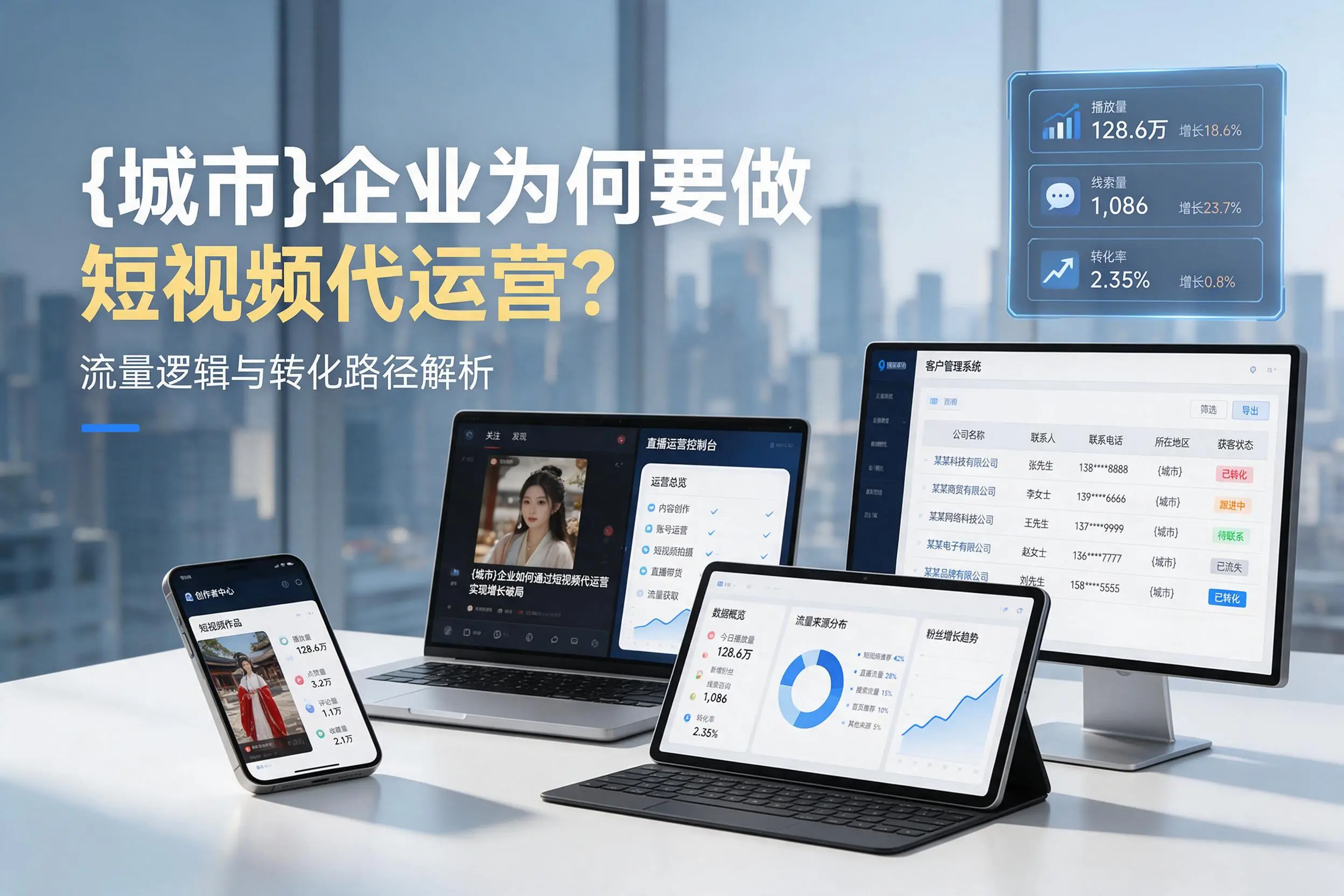 巴中企业为何要做短视频代运营？流量逻辑与转化路径解析