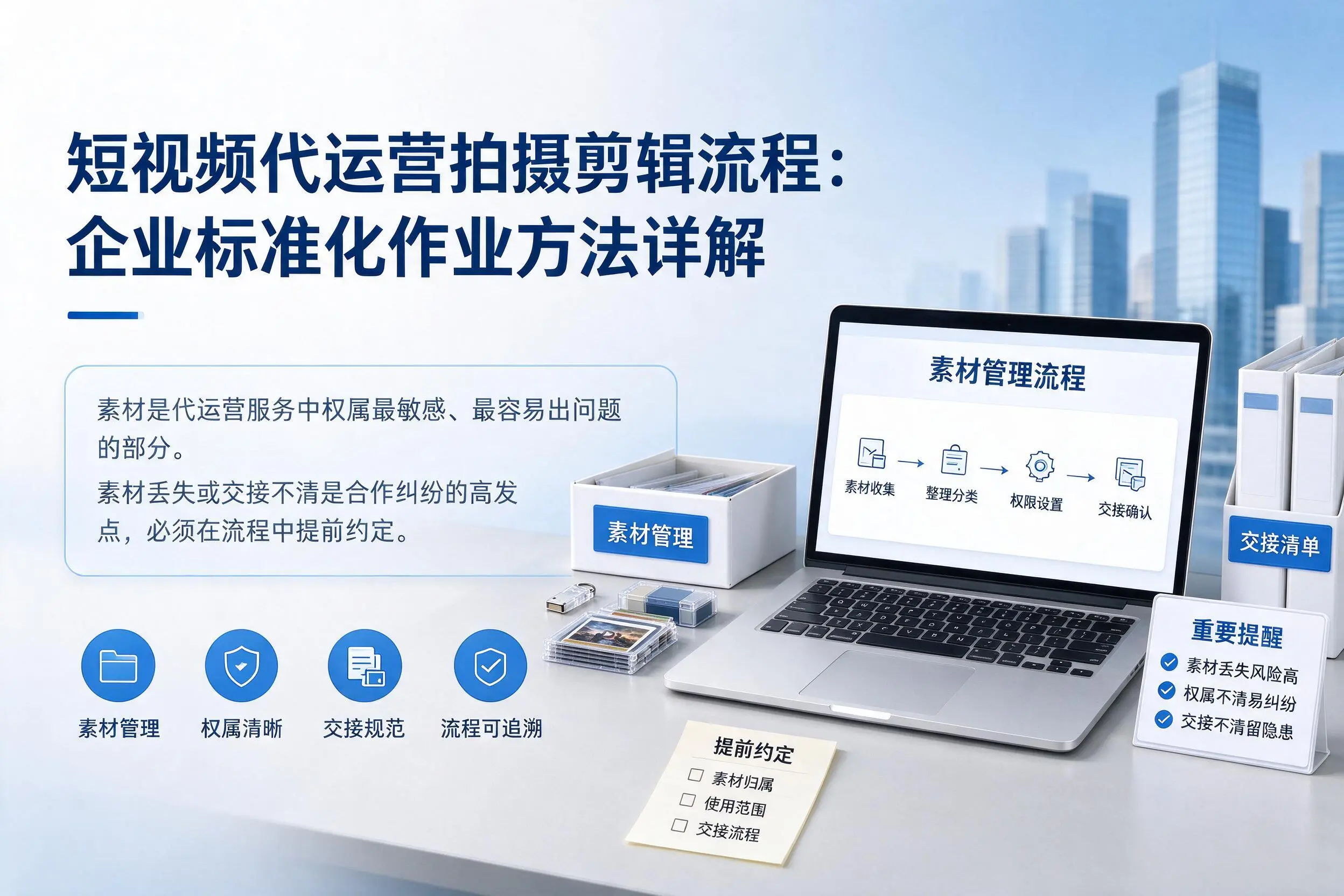 短视频代运营拍摄剪辑流程：巴中企业标准化作业方法详解