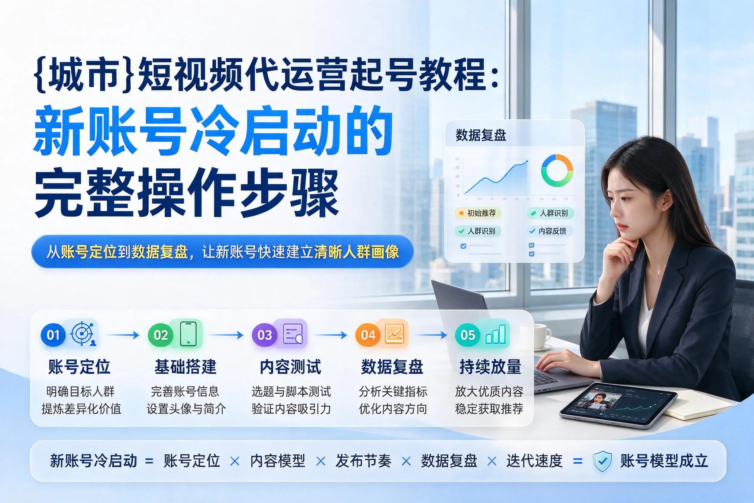 巴中短视频代运营起号教程：新账号冷启动的完整操作步骤