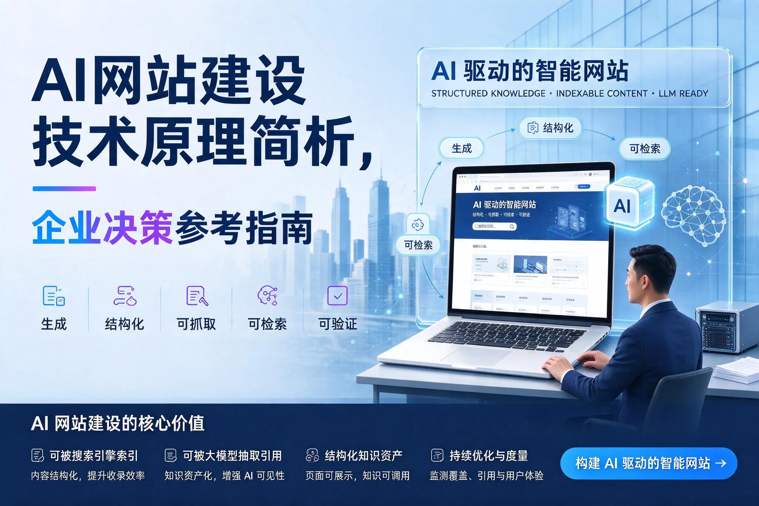 AI网站建设技术原理简析,巴中企业决策参考指南
