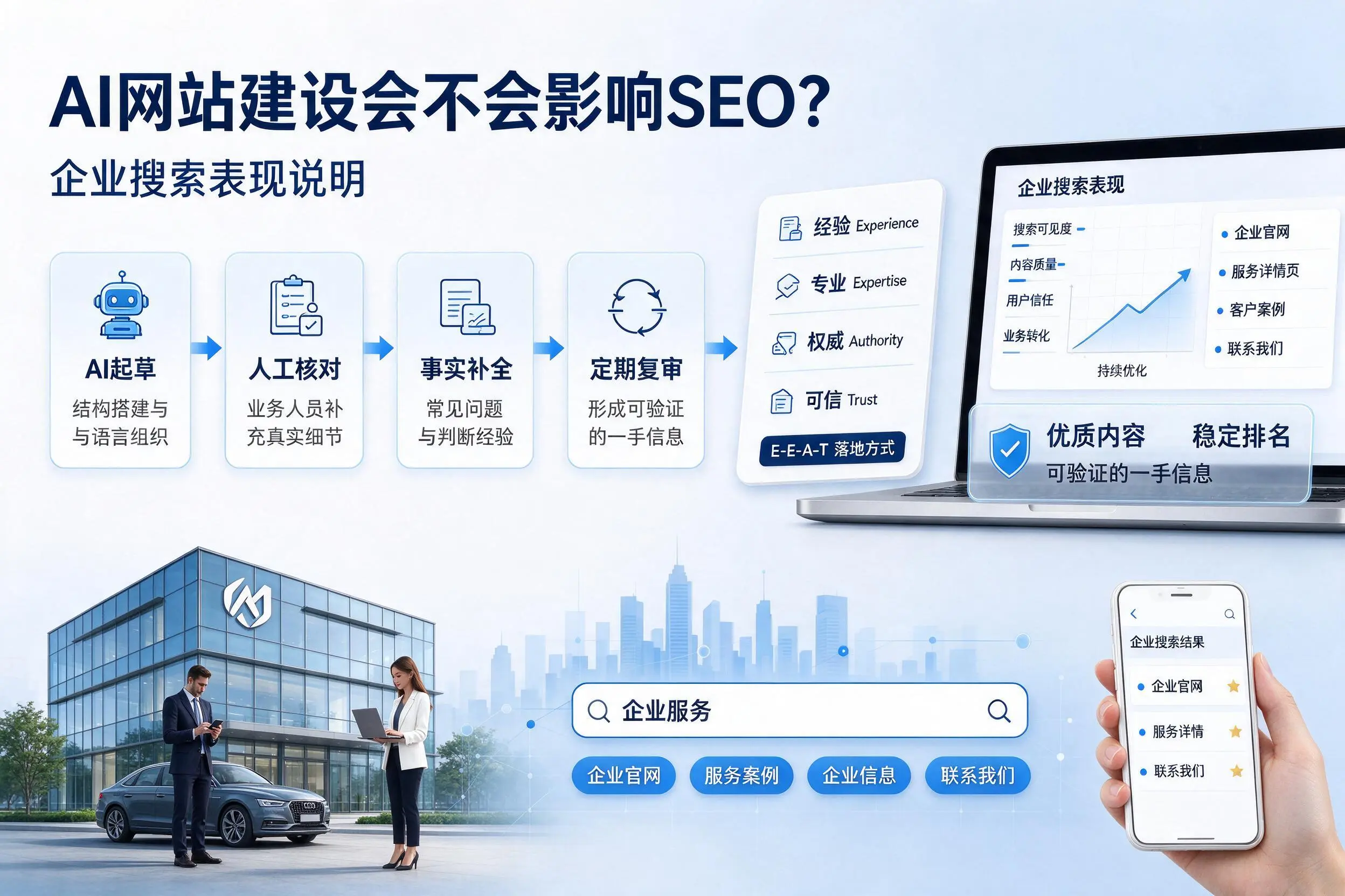 AI网站建设会不会影响SEO？巴中企业搜索表现说明