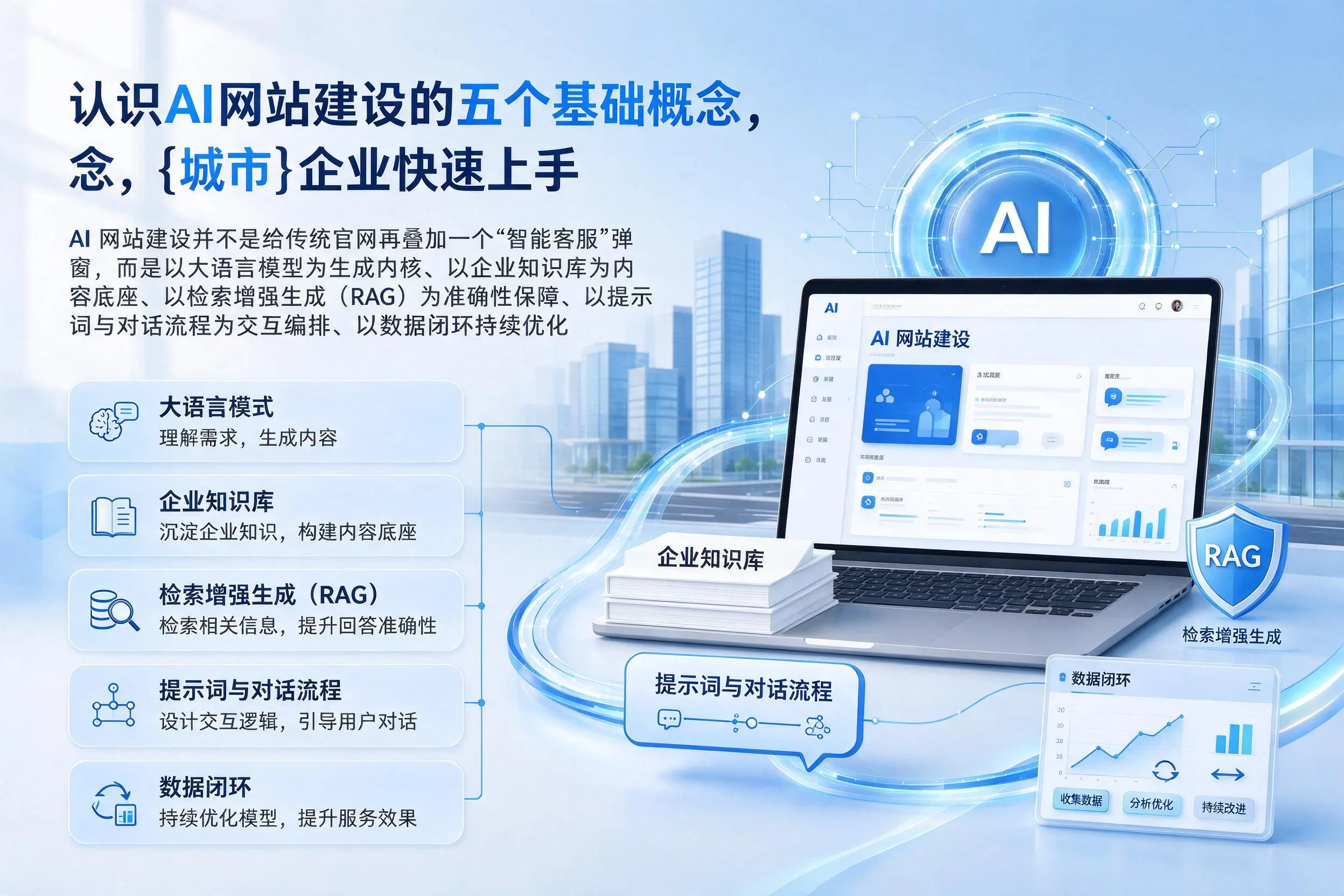 认识AI网站建设的五个基础概念，巴中企业快速上手