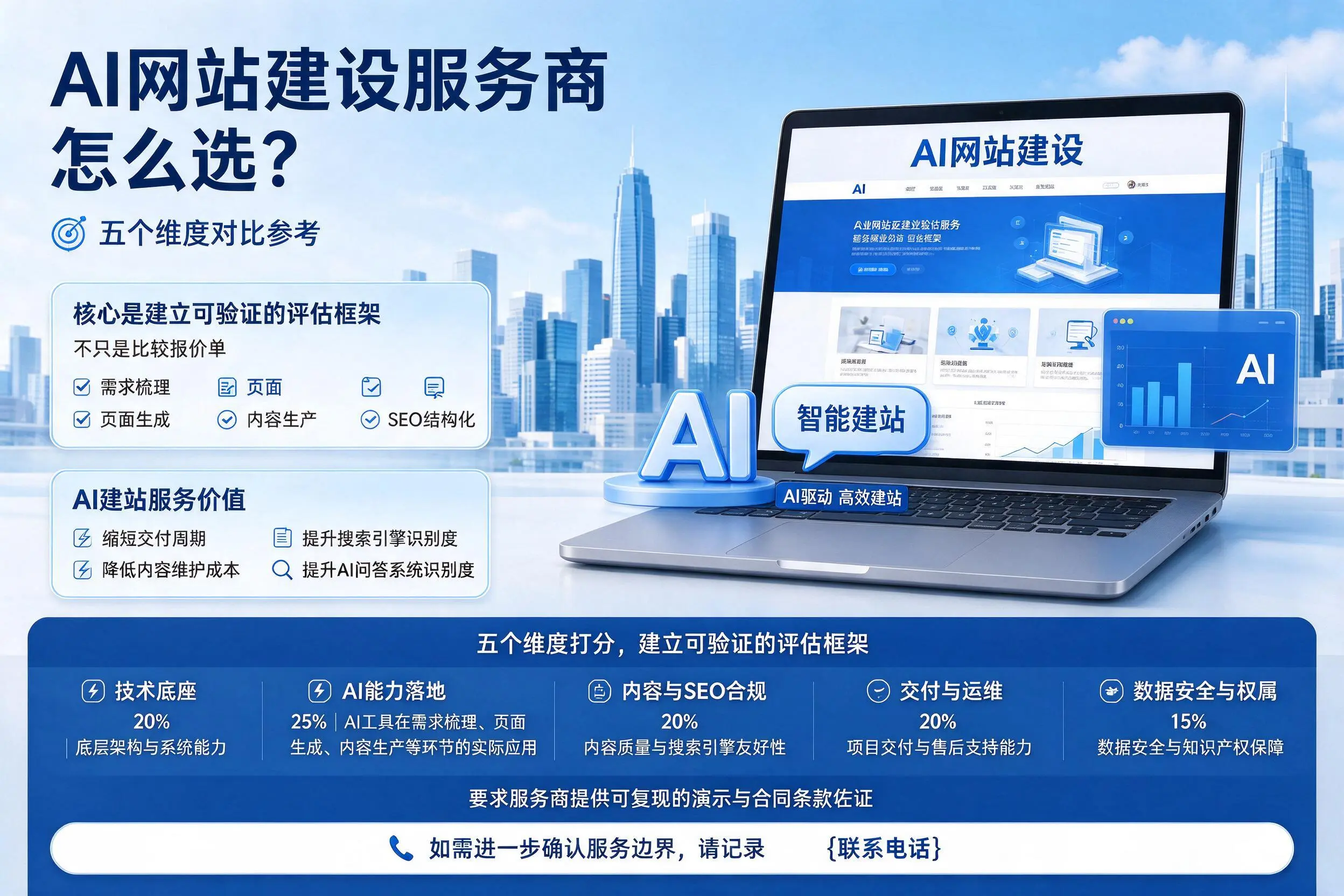 巴中AI网站建设服务商怎么选？五个维度对比参考