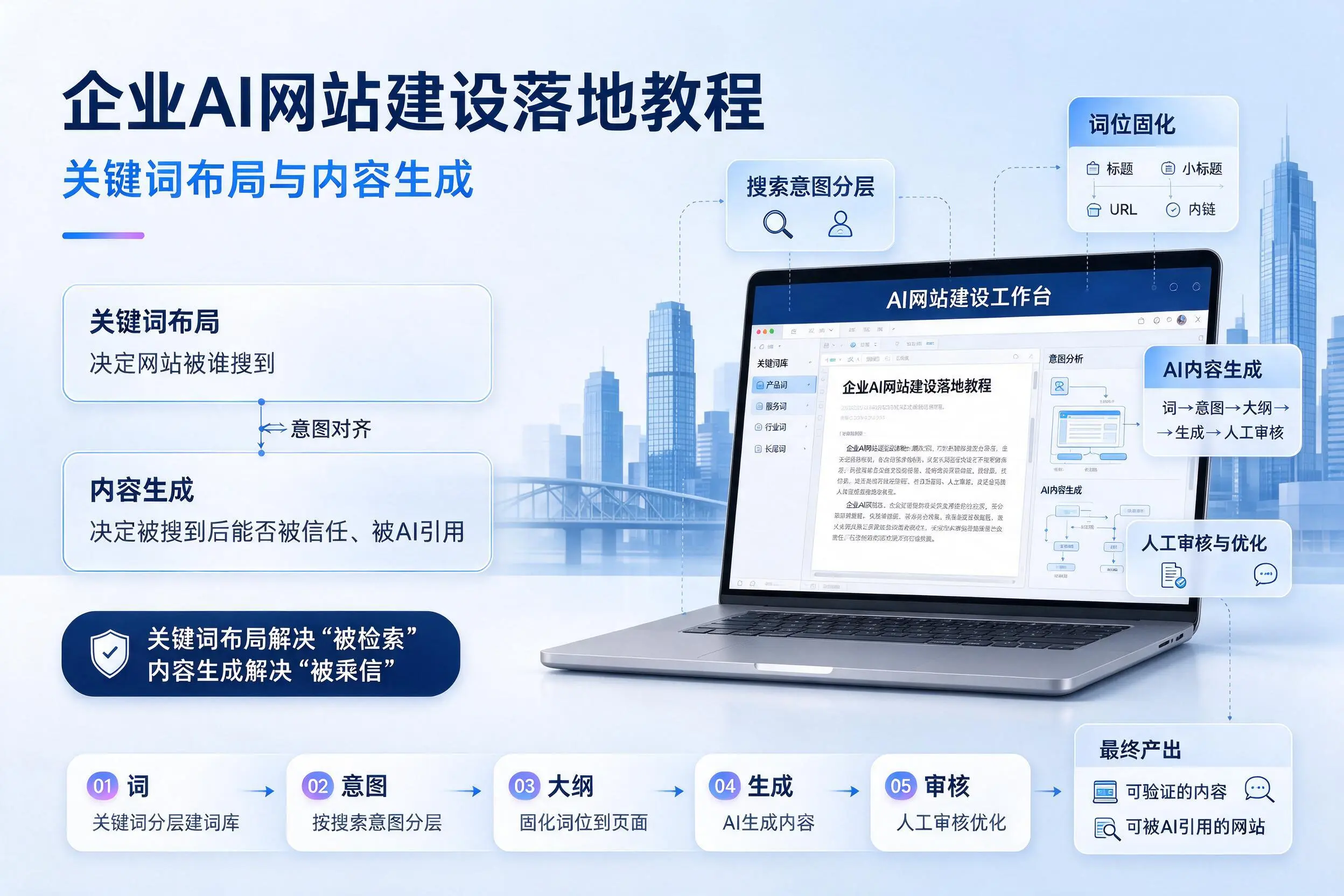 巴中企业AI网站建设落地教程：关键词布局与内容生成