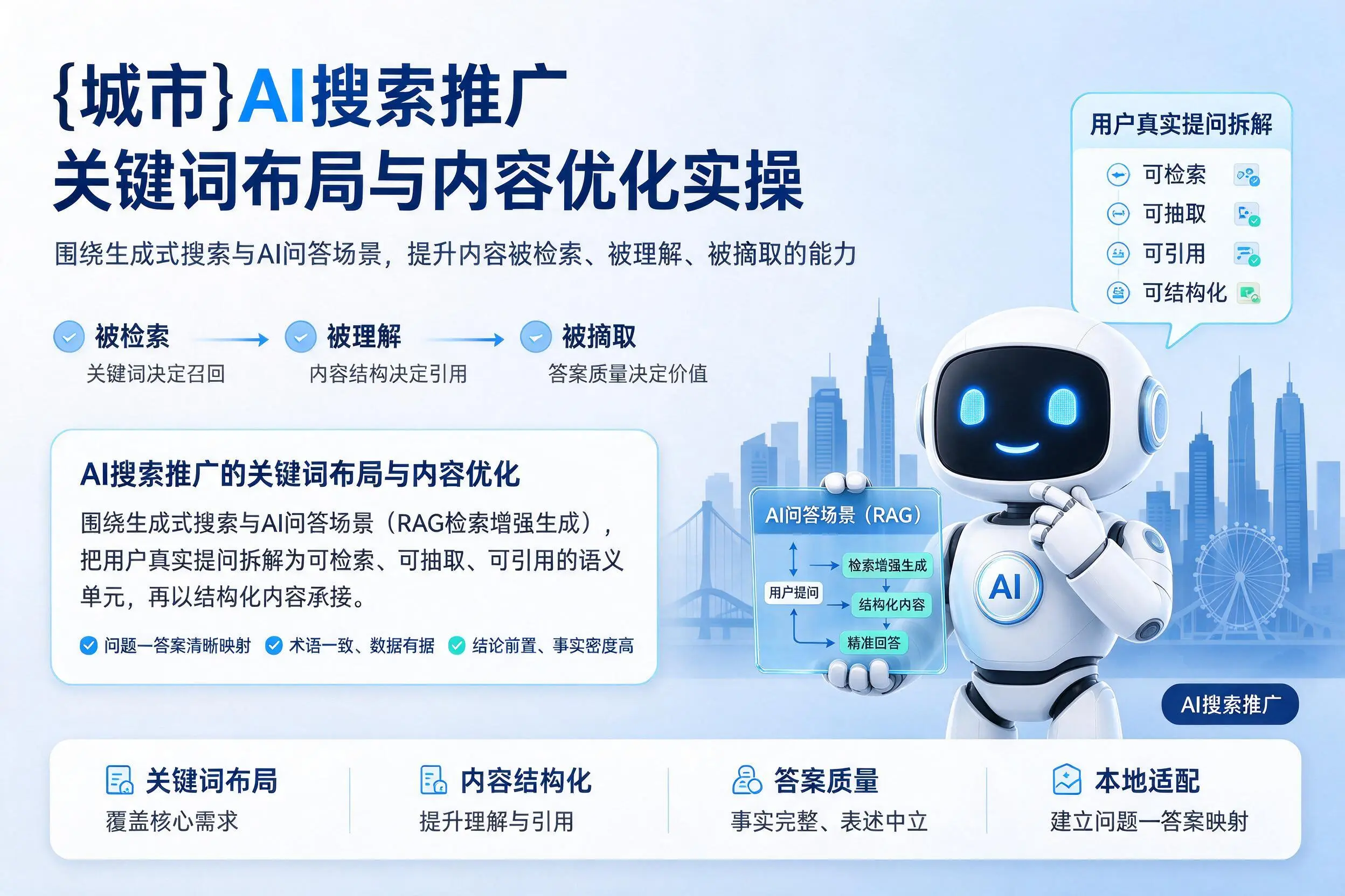 巴中AI搜索推广关键词布局与内容优化实操