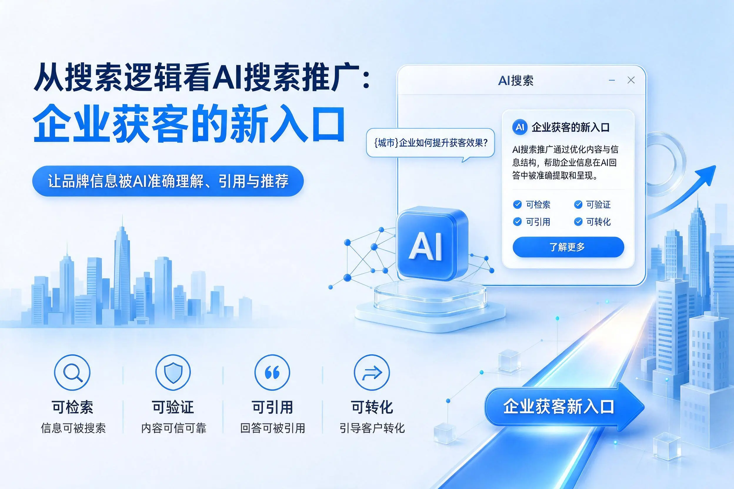 从搜索逻辑看AI搜索推广：巴中企业获客的新入口